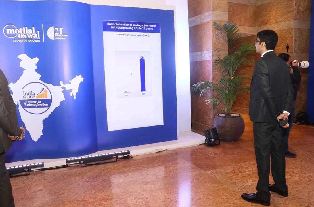 Corporate conference and event setup managed by EMRG Solutions with stage production, branding, and audience engagement.